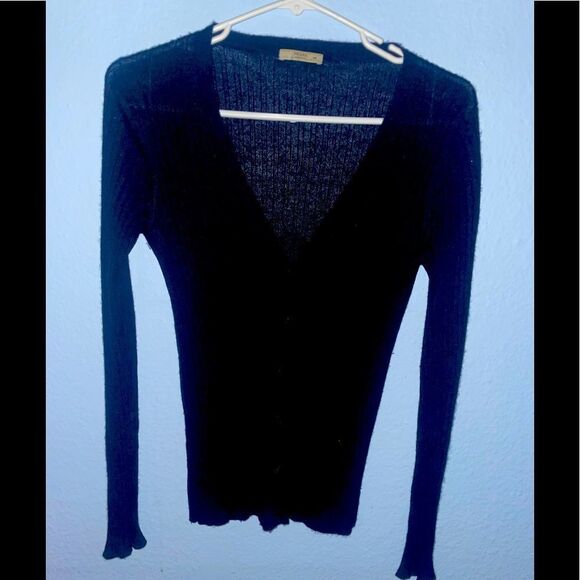 Prada Black Cardigan Size 44 - Picture 1 of 3